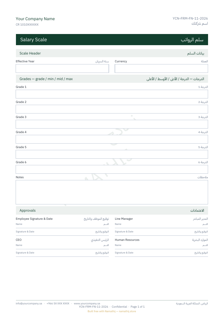 سلم الرواتب